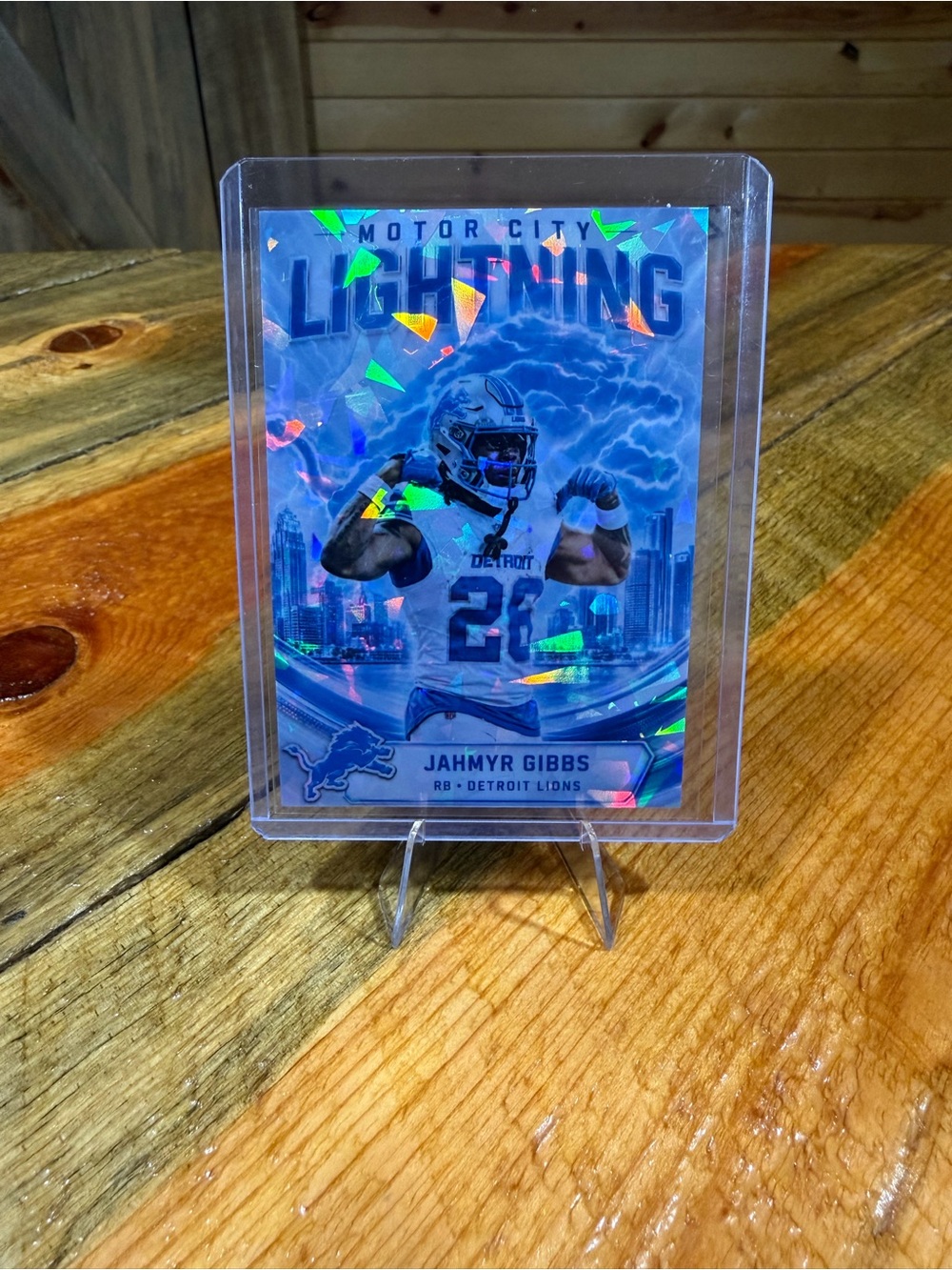 Jahmyr Gibbs Detroit Lions Custom Football Card
